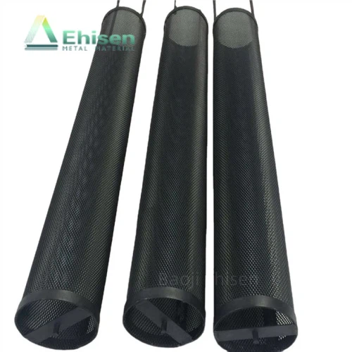 Ru-Ir Coated Titanium Anode Basket for Electroplating & Water Treatment