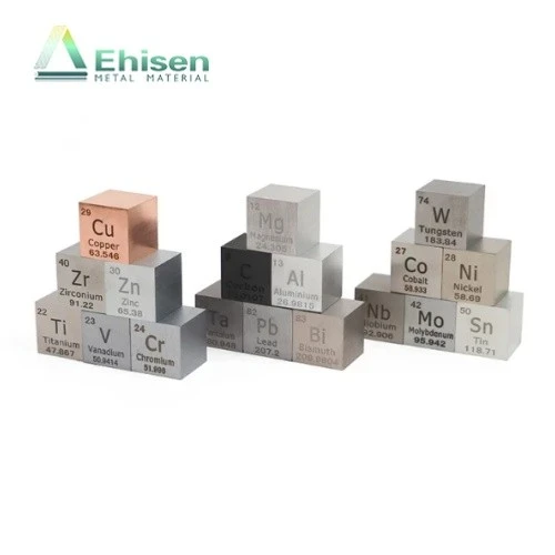High Purity Solid Metal Cubes factory