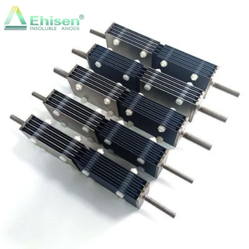 Ru-Ir Titanium Anode For Sodium Hypochlorite Generator factory