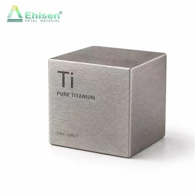 Pure Titanium Cube